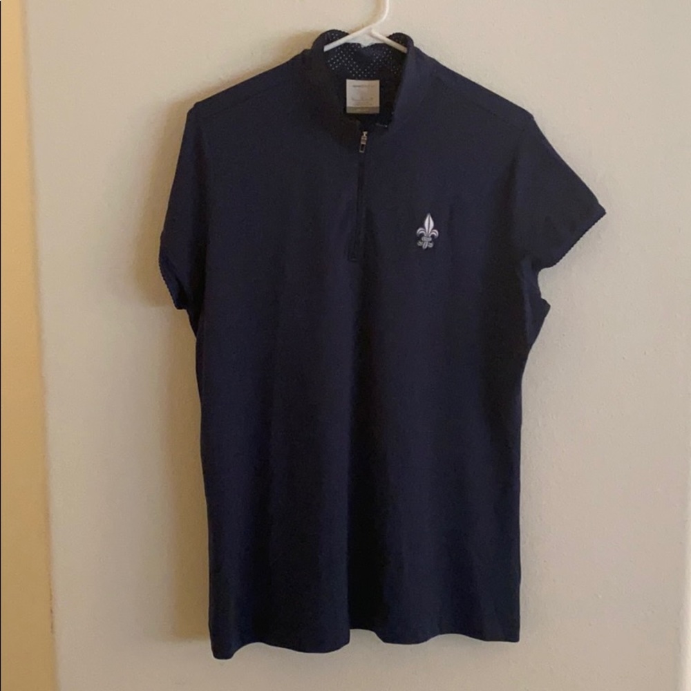 Nike golf shirt women’s navy blue
